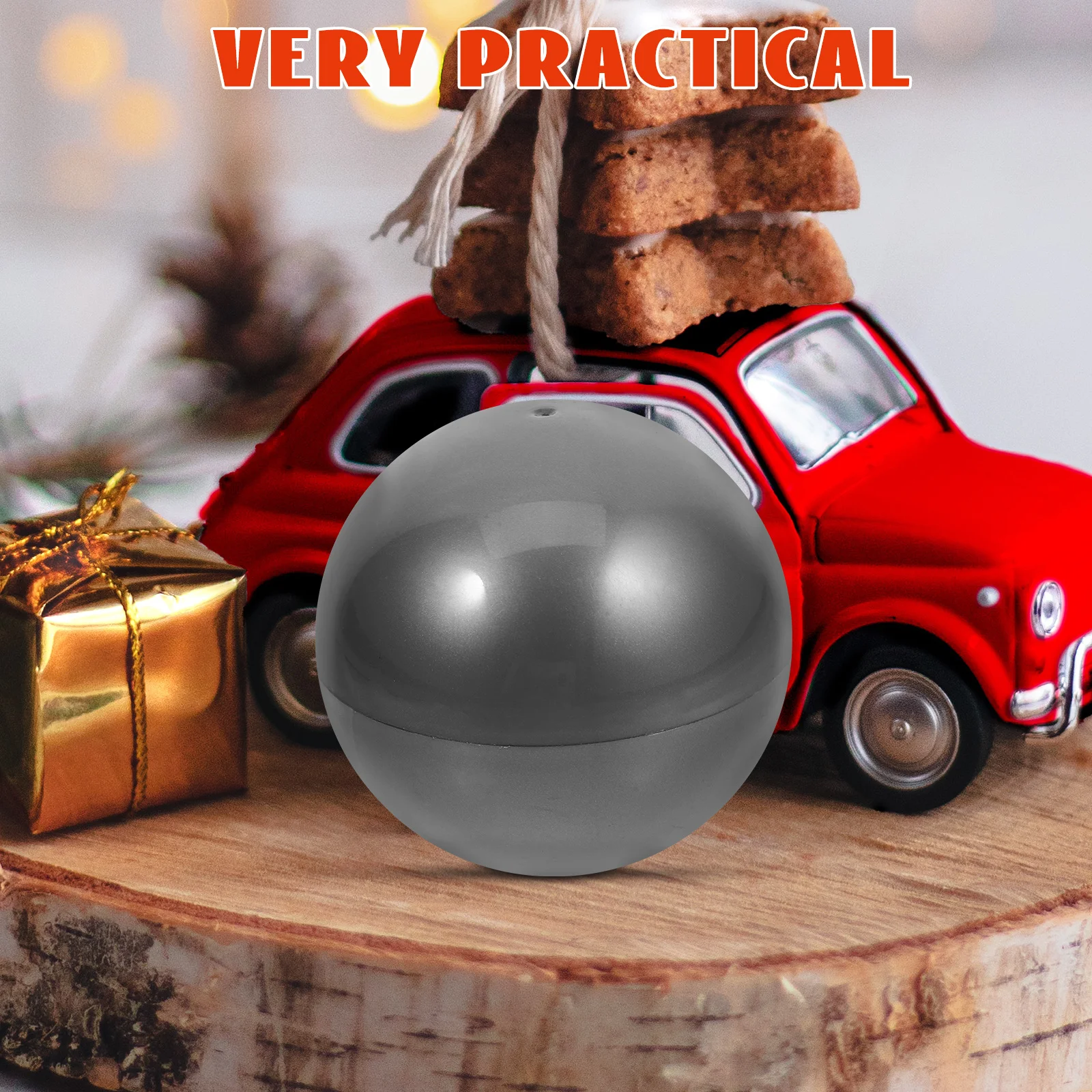 

8Pcs Round Capsules Balls 7cm Plastic Clear Prize Capsules for Vending Machines Gumball Machine Refills Raffle Balls