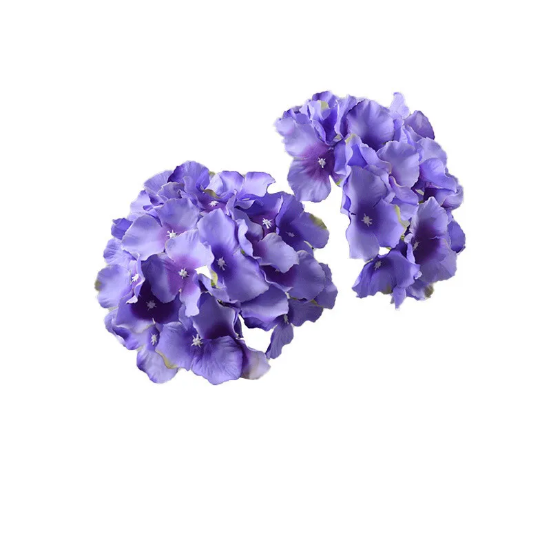 15pcs 26Colors 18CM artificial silk hydrangea flower heads for diy wedding wall arch bouquet garland home supplier decoration