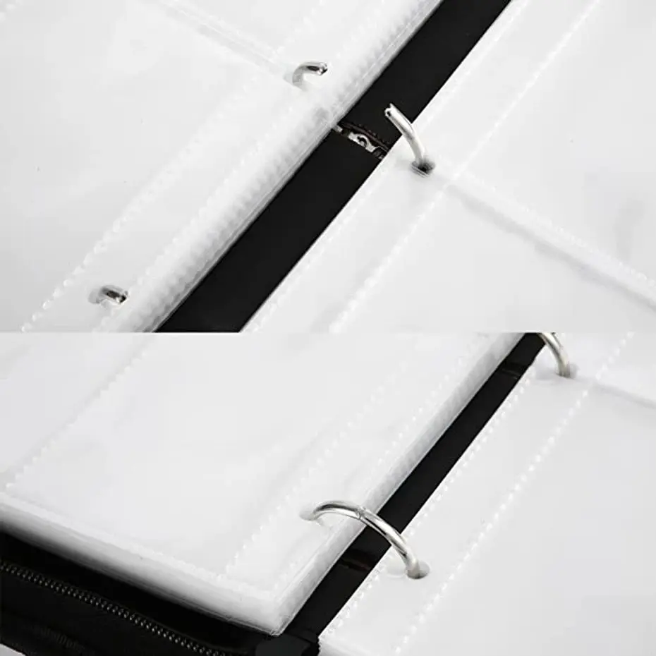 *New 400Pcs Card Album Binder Photocard PU Zipper Photo Album Carte Holder Collection Folder Letters For Pokemones Cards Hobby - view 3