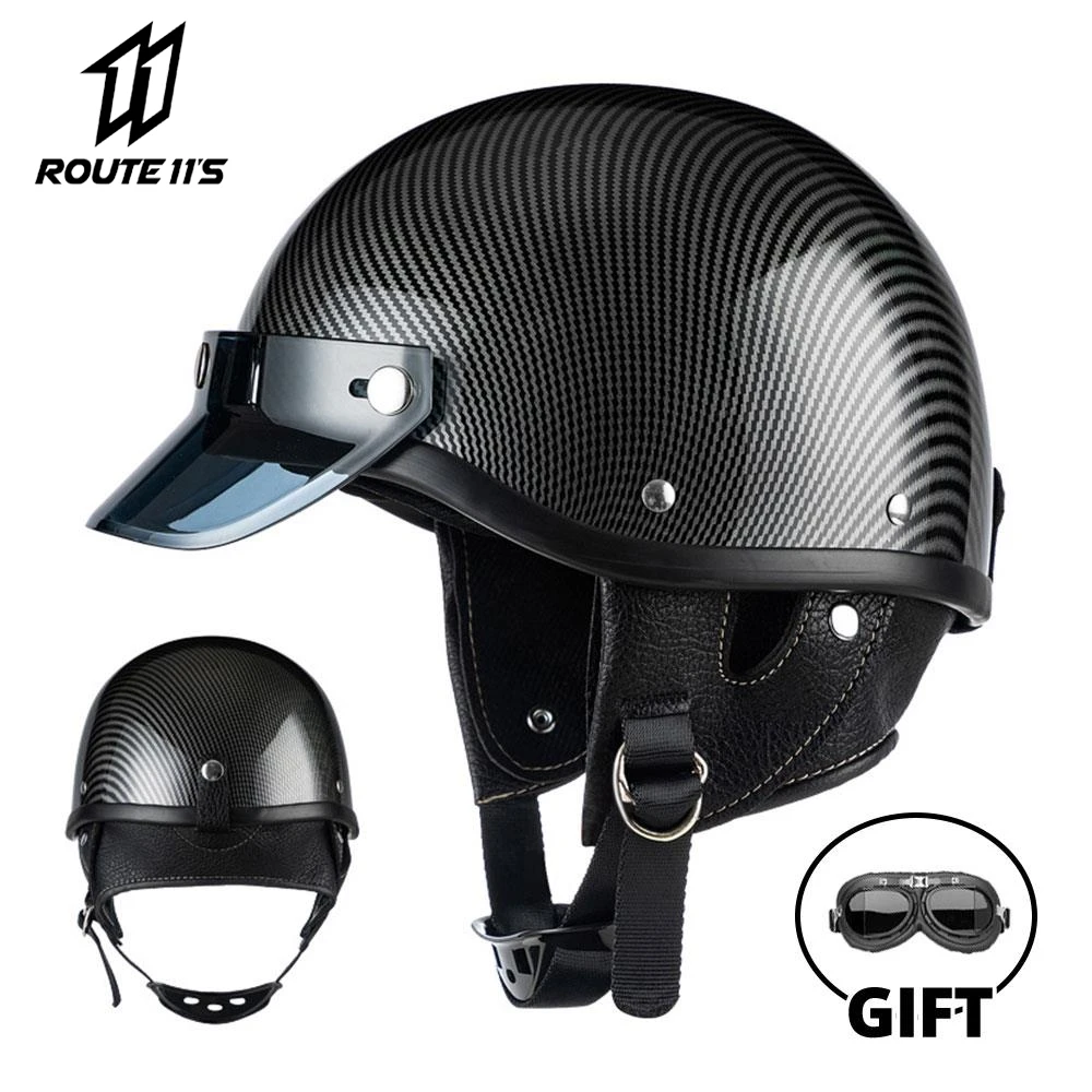 

Motorcycle Helmet Scooter Motorbike Moto Helmet Half Helmet Men Women Capacete De Moto Half Face Casque DOT Certification