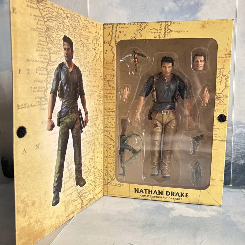 NECA Uncharted 4 Figure Nathan Drake 7 Inch Ultimate Edition Collectible Toys Doll