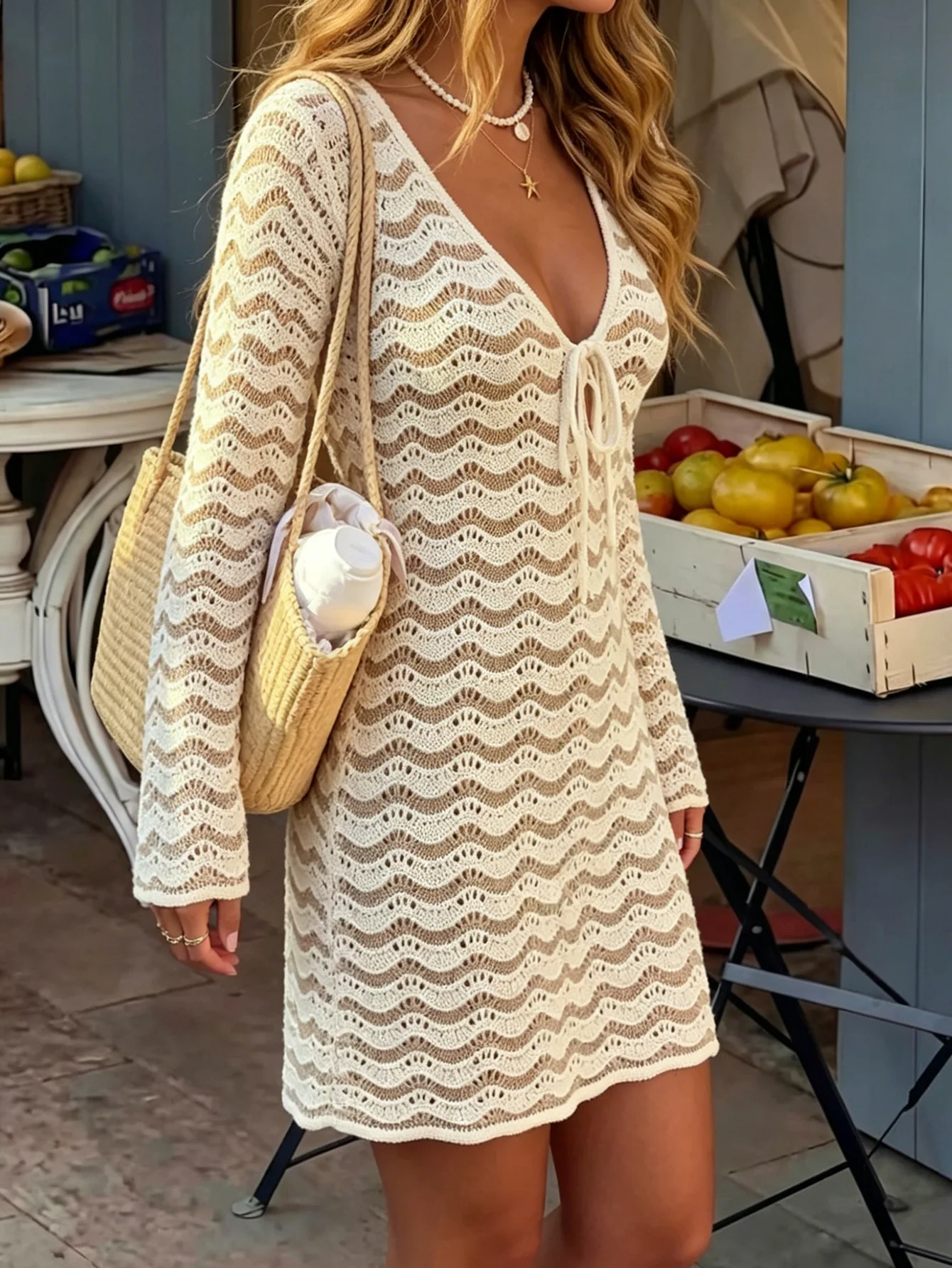 2026 Boho Hohlstrick-Kleid für – Boho Summer Beach Maxi Dress Bewertung und Preis