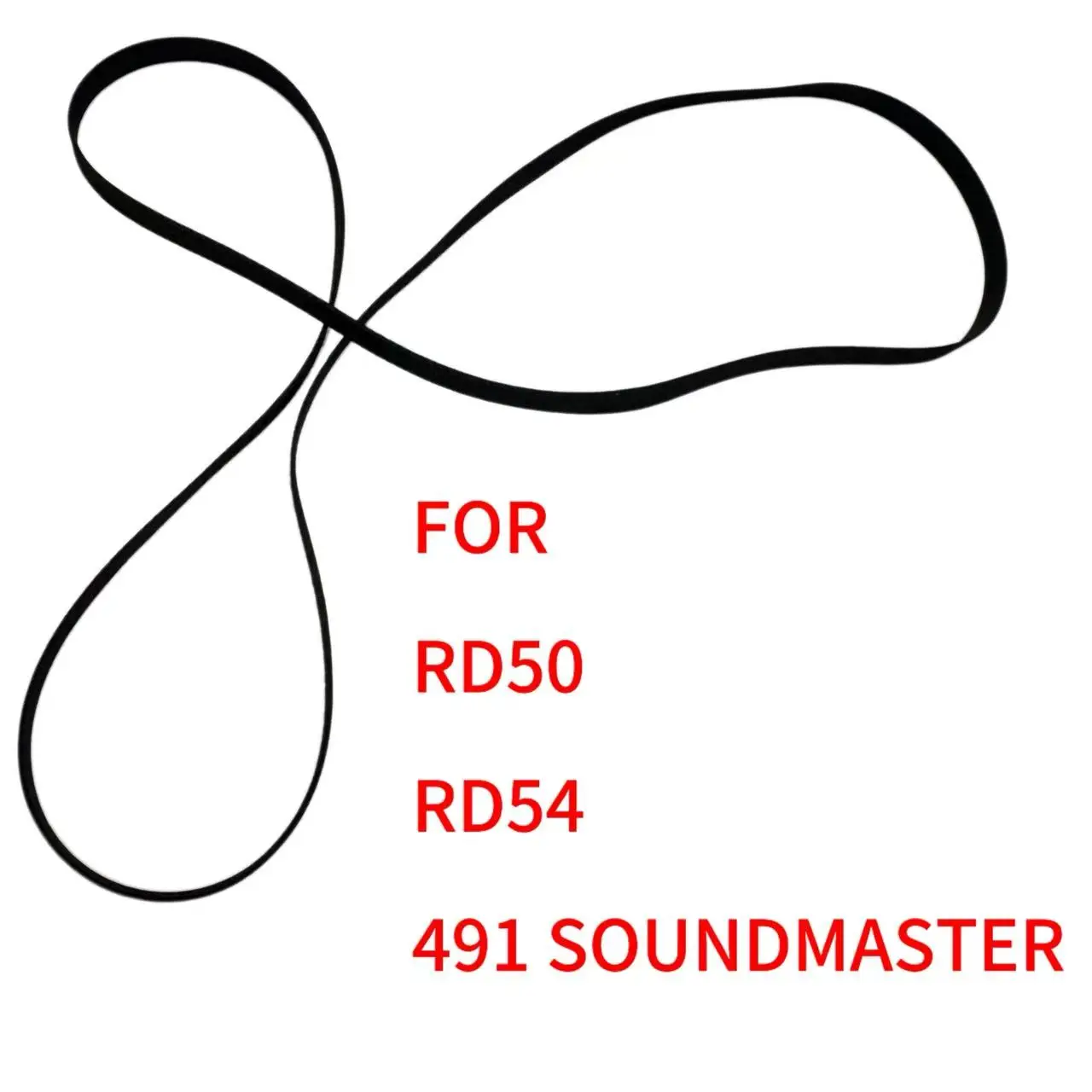 Record Player Turntable Drive Belt Fits EXCALIBUR RD50 491-SOUNDMASTER RD54