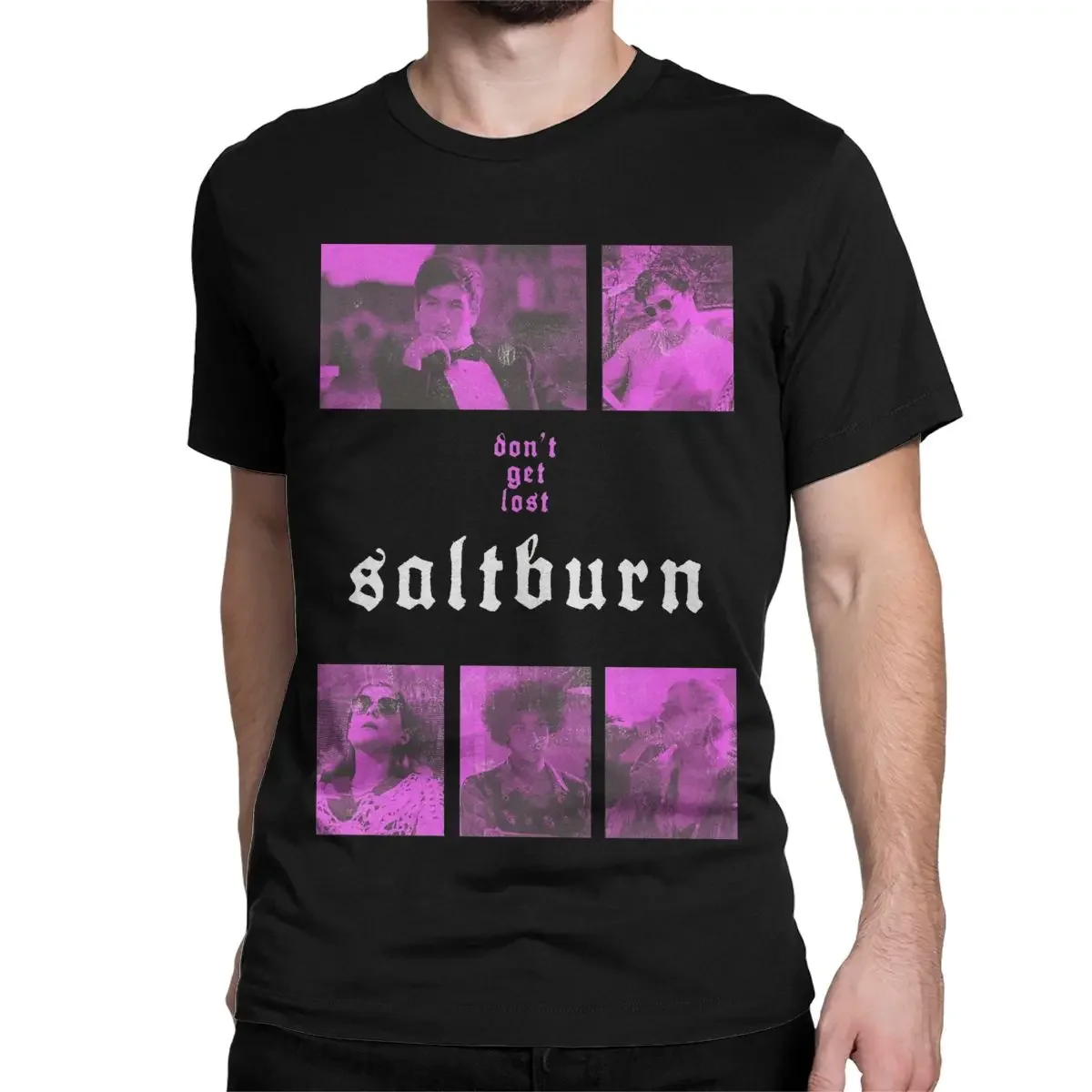 Men Women T-Shirts Saltburn Movie Hipster Cotton Tee Shirt Short Sleeve Horror T Shirts Round Collar Clothing Graphic