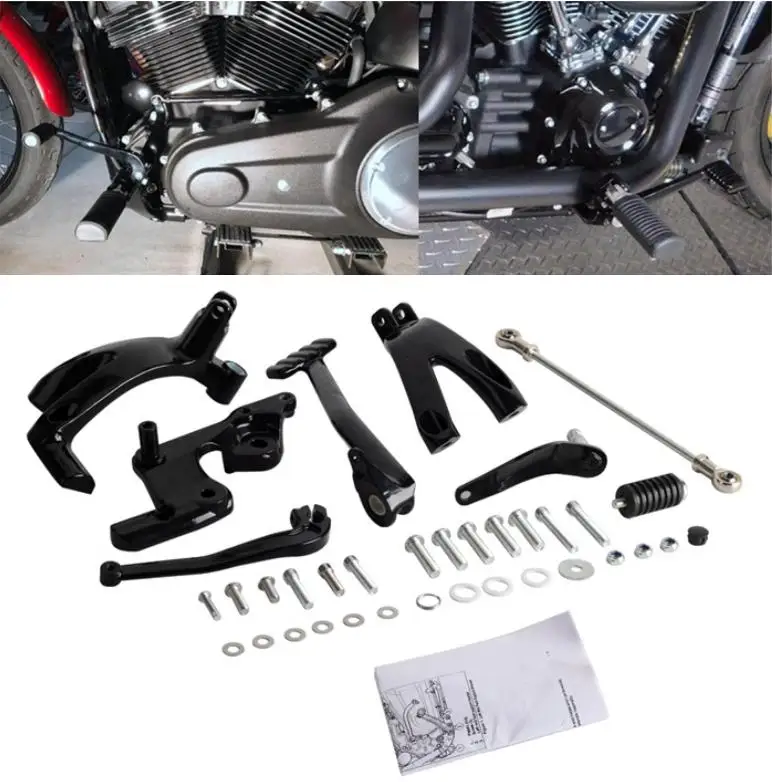 Harley Soft Tail Low Rider Street Bob FXBB FXLR FXLRS 18-2021 Motorcycle Accessories Steel Foot Forward Control Full Kit