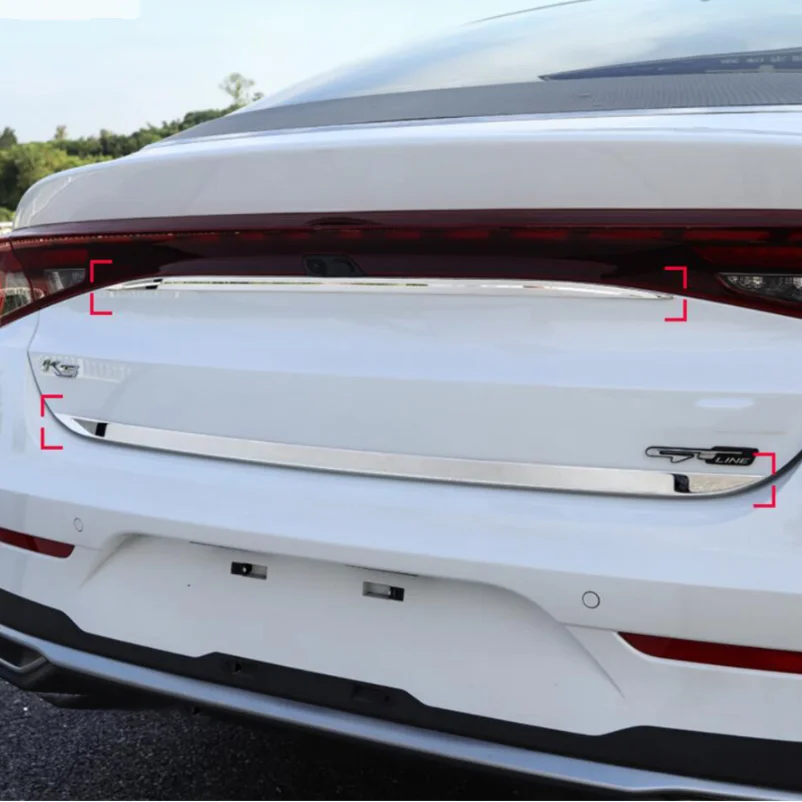 

Для KIA Optima K5 GT 2020 2021 2022, аксессуары, задняя крышка багажника, накладка на дверь, дверная ручка, молдинг багажника, декоративная рамка, крышка