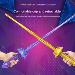 Creative 3D Print Gravity Retractable Sword Samurai Katana Sword Real Size Japanese Katana Fake Knife Cosplay Prop Toy Gift