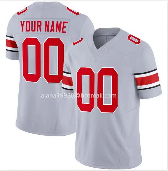 Customized Buckeyes Jersey Harrison JR. Stroud Henderson McCord Egbuka Stitched Jersey