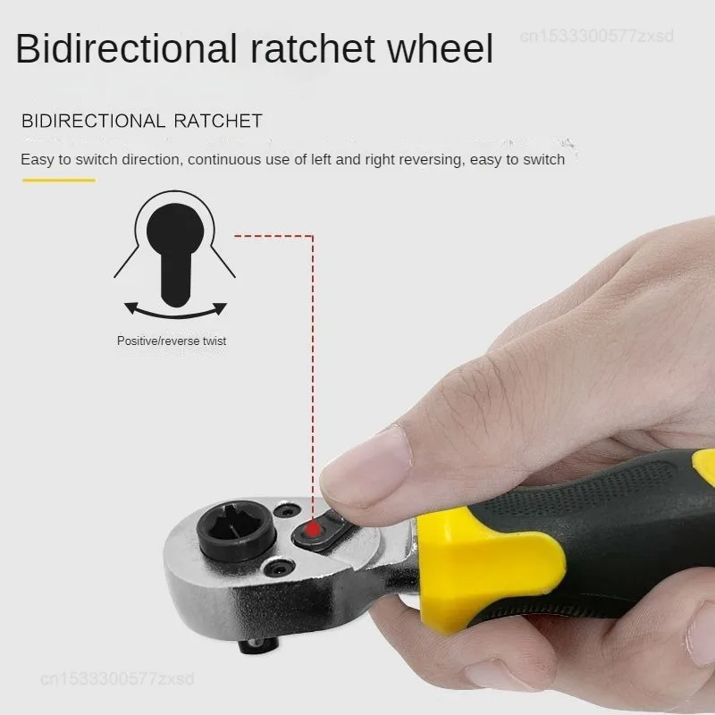 Xiaomi Deli Mini Ratchets Wrenches Screwdrivers Set Multi Functional Portable Magnetic Adsorption Professional Maintenance Tools