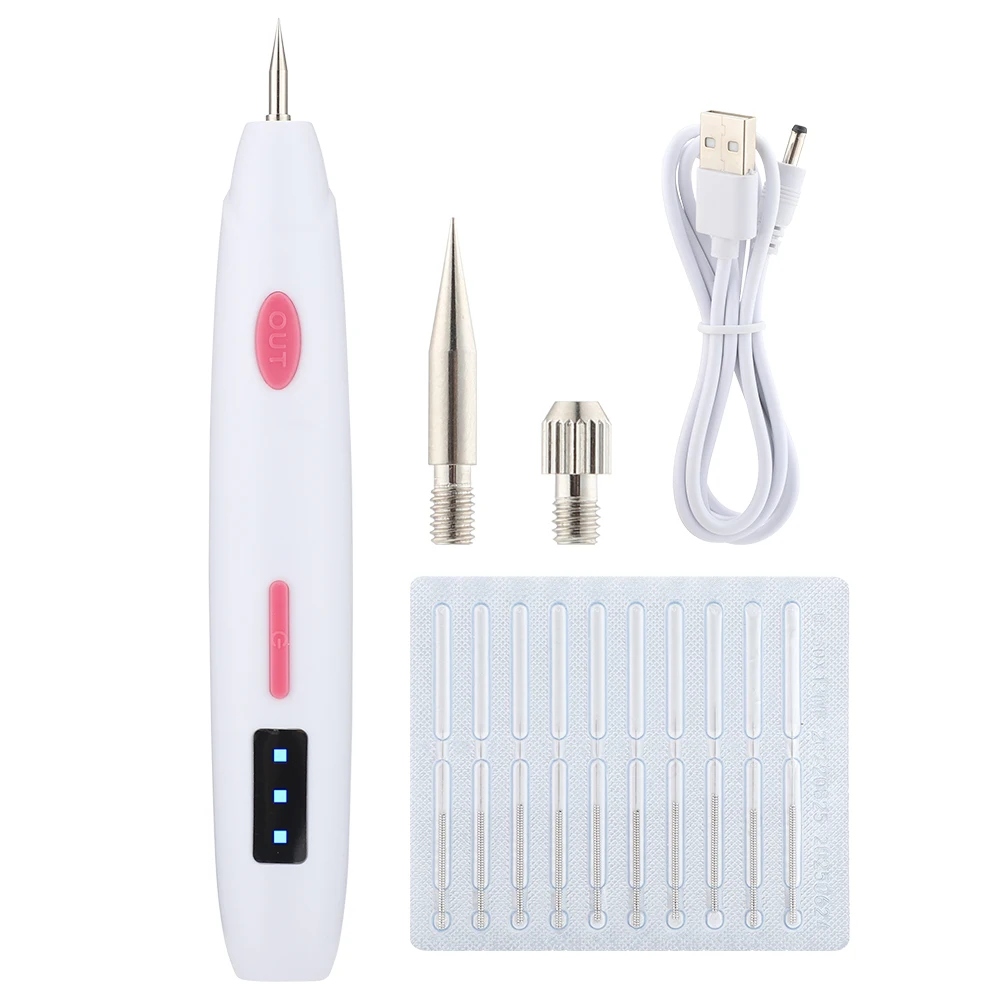 Professional Wart Tag Facial Removal Plasma Pen, Freckle Mole Remoção Tag da pele, Wart Tattoo, Black Spots Remover, Beauty Care Tool