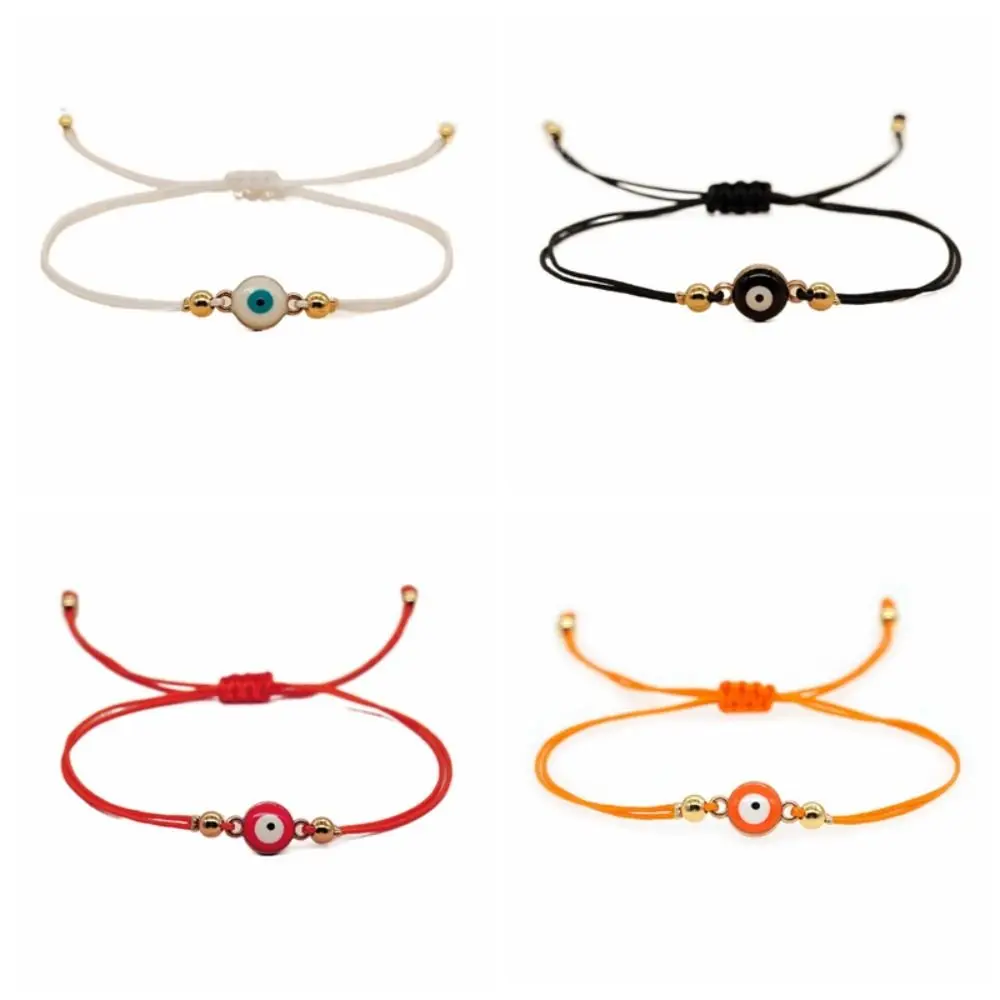 Retro grego olho demônio olho pulseira pulseras artesanal sorte corda vermelha mão corda fortuna pulseira meninas