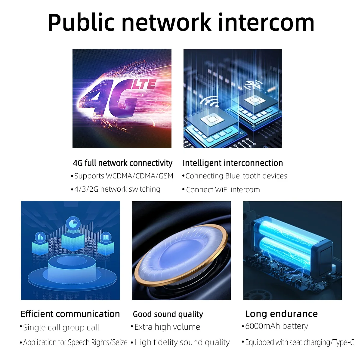 Long Range Global Walkie Talkie Compatible With ZELLO APP 4G Network Android WIFI Blue-Tooth Two Way Radio KSUN ZL35