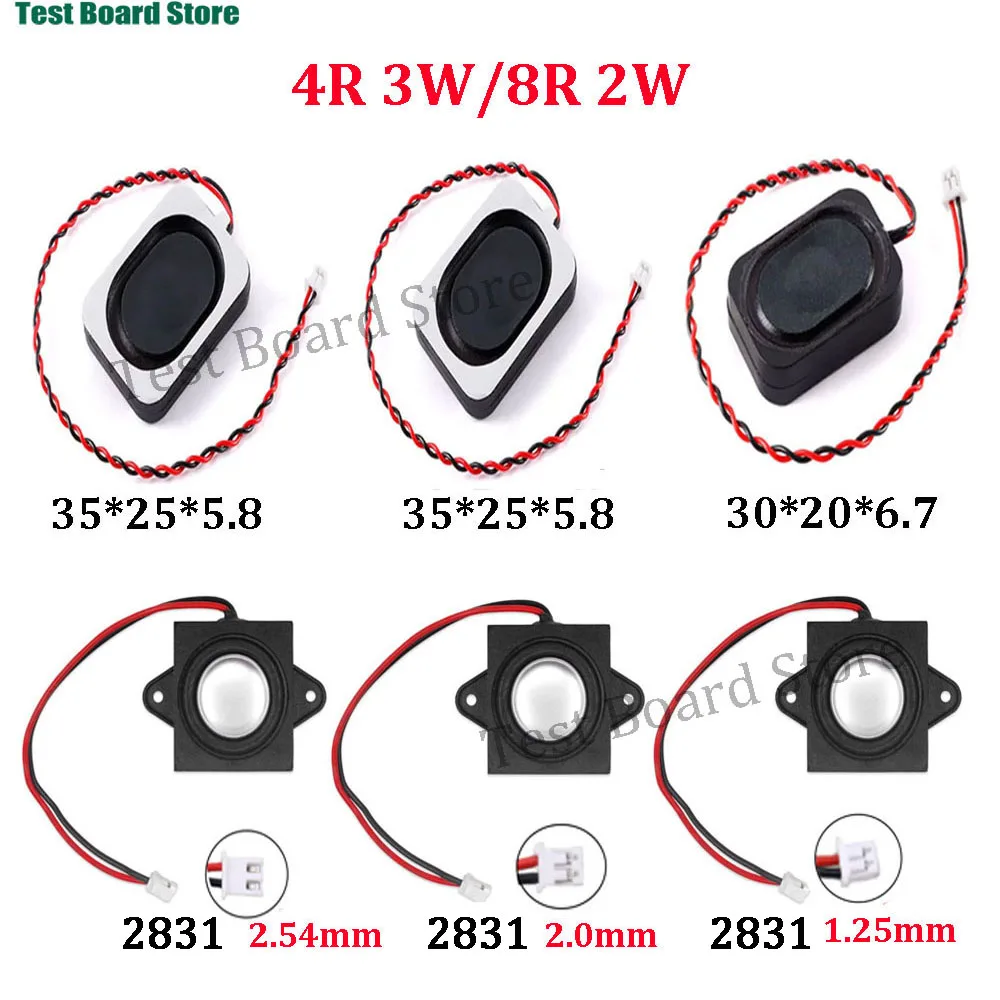 1pcs 2831/3128 Speaker 4 Ohm 4R 3W 8R 2W Full Range Cavity Sound Speaker HIFI Speaker Accessories 3525 4 Ohm Ultra-Thin Speaker