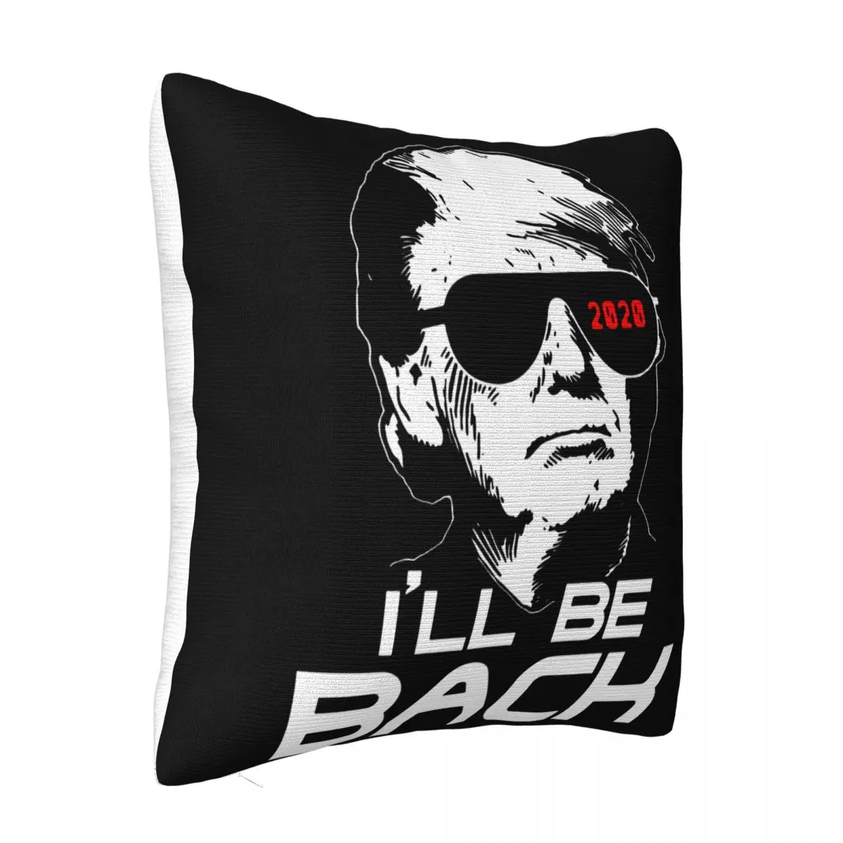 Ill Be Back Trump 2020 Breathable Good Quality Adult Family Music Anime Printing Anime Customiz Funny Pillow Case