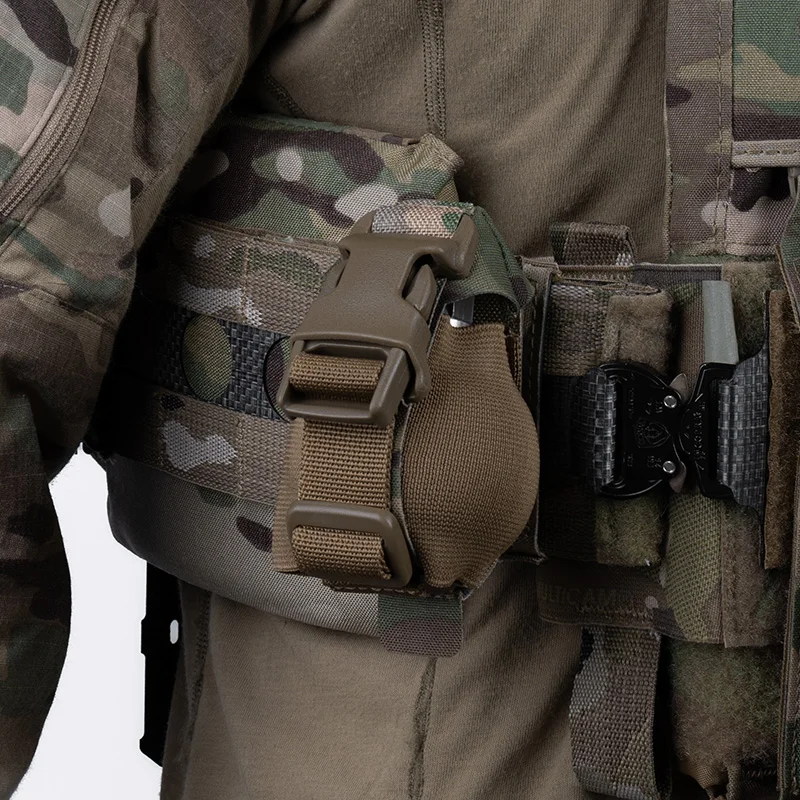 Flexible M67 Grenade Pouch Storage Bag Tactical Plate Carrier Molle Equipment Mini Elastic Fixed Pocket Grenade Holder Tool Bag