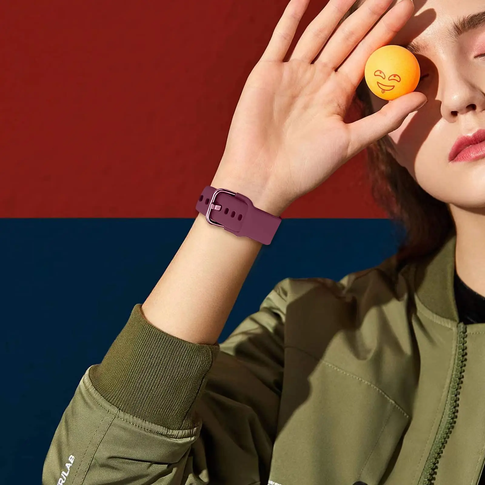 Horlogeband voor Fossil Women's Gen 4 Venture HR, 18 mm Quick Release-band voor Fossil Women's Gen 6 42 mm / Charter HR / Gen 5E 42 mm / TicWatch C2