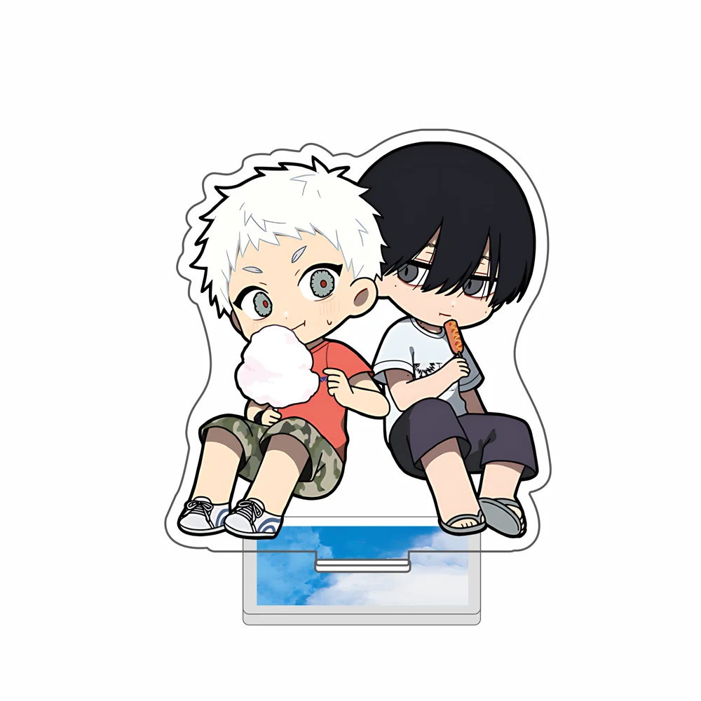 الصيف هيكارو يموت 10 سنتيمتر أنيمي الاكريليك حامل يوشيكي منضدية زينة لوسيفر اكسسوارات ديكور الهدايا منتج رائع #2