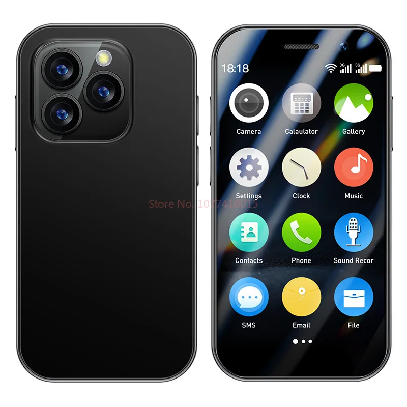 3G Android Soyes XS15pro Smart Small Phone Quad Core Mini Card Machine 3.0-inch