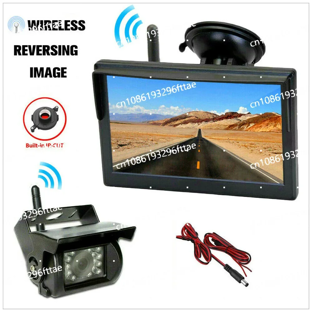 

Bus Forklift Truck Harvester Surveillance Camera 5 Inch Car Wireless Reversing Image Display Camera