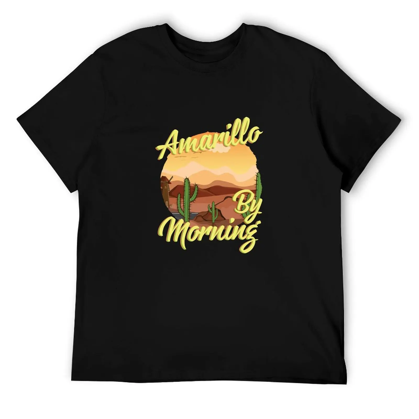 

Amarillo by morning T-Shirt man t shirts cotton t shirts for man cotton t shirts for man cotton funny T-Shirt