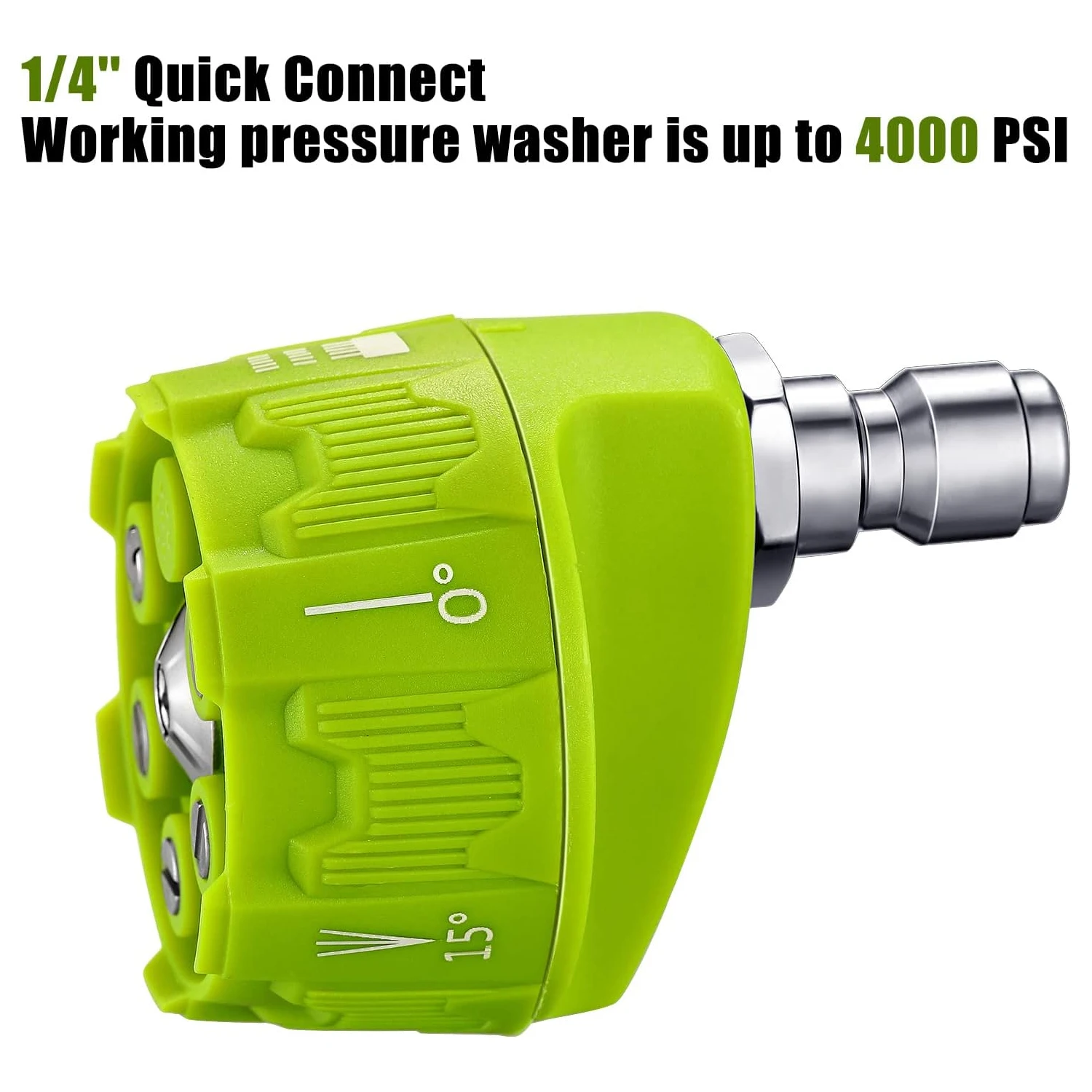 High Pressure Car Wash Nozzle 6 in 1 Multifunctional 14 Inch Design Suitable for 1/4 Inch Pressure Washer Machines