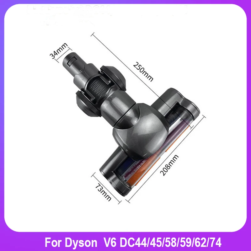 For Dyson vacuum cleaner accessories electric brush head V6 DC44/45/58/59/62/74 electric floor brush