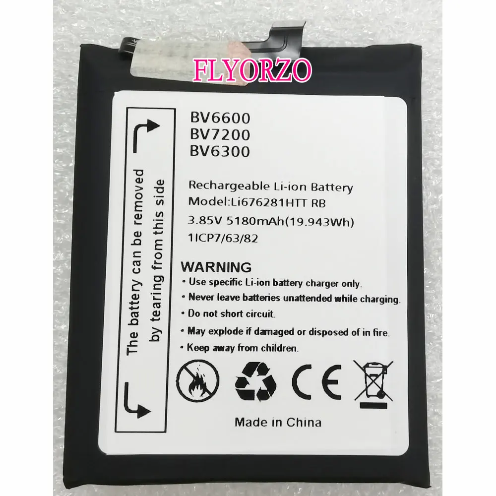 

Li676281HTT Battery for Blackview BV6300 BV6600 BV7200 Mobile Phone 1ICP7/63/82