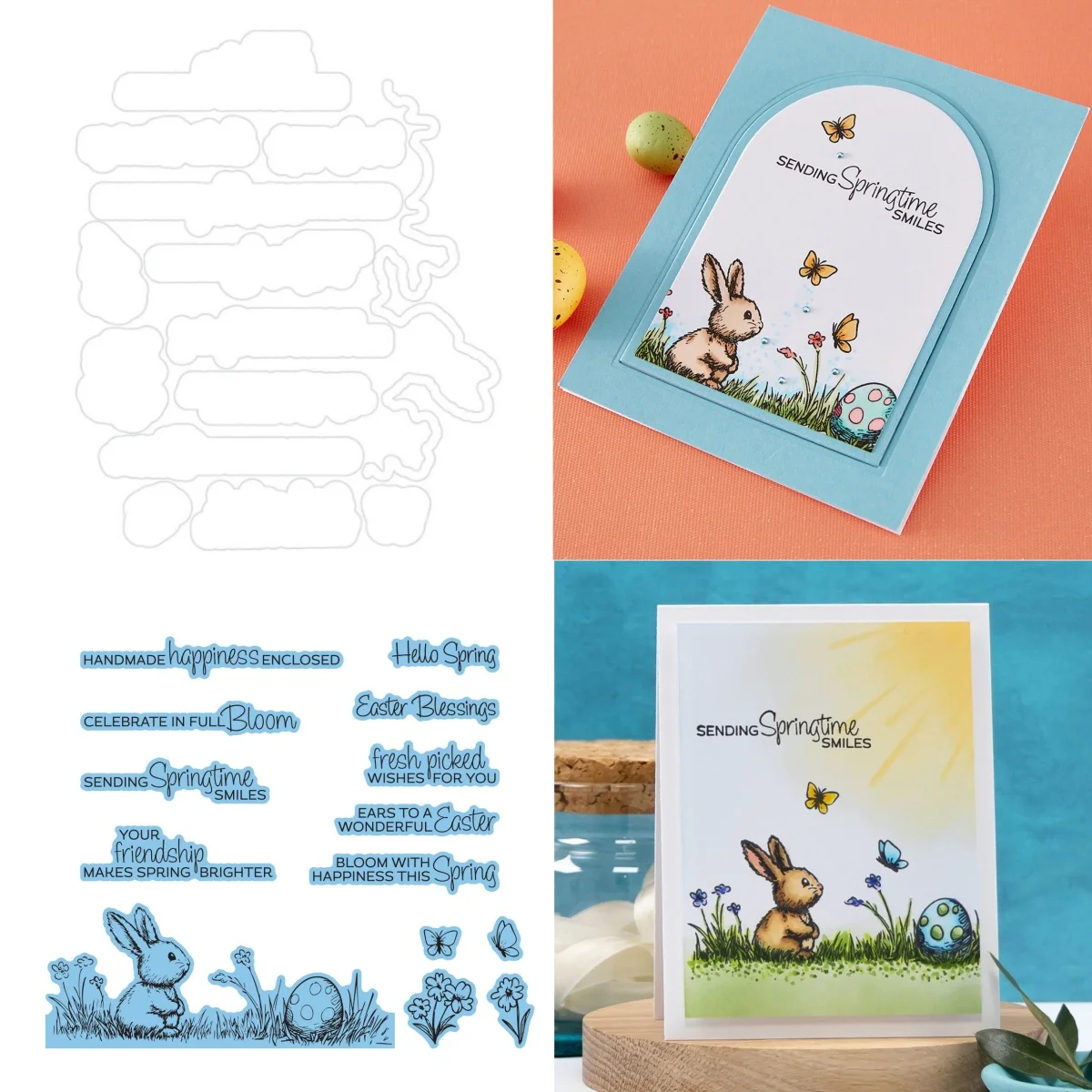 

Easter Ears Botanical Bunny Metal Cutting Dies Clear Stamps Stencil Hot Foil for DIY Scrapbook Embossed February 2026 New