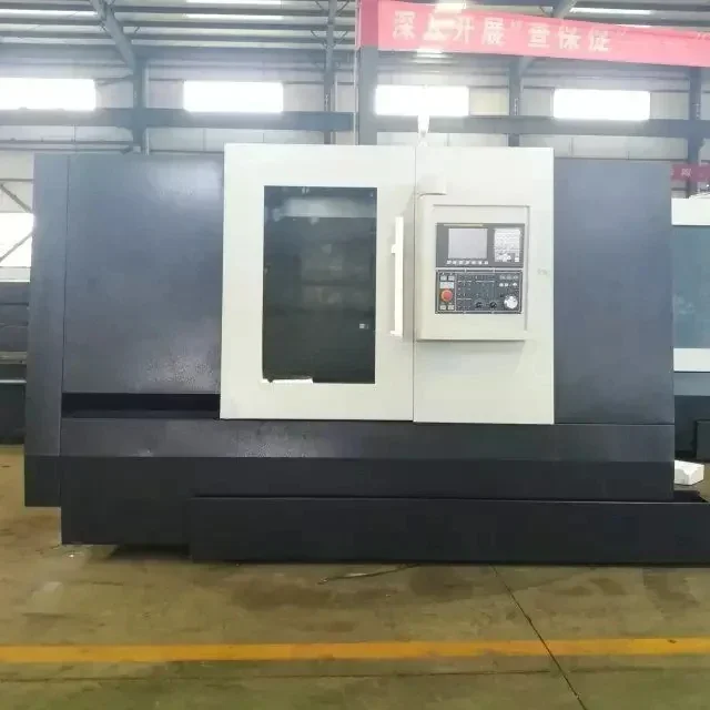 TCK56A Slant Bed CNC Lathe Horizontal High Precision 45 Degree Turning Center and Milling Heavy Duty Machine