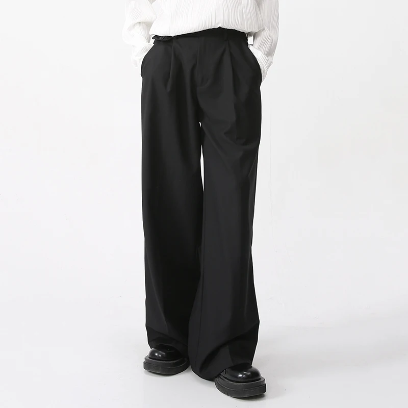 IEFB-Pantalon Décontracté pour Homme, Vêtement Droit, Mode Coréenne, Simple, Solide, Document, FJ9A6959, Printemps, 2023