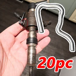 20pcs/Lot Fuel Injector Leak Off Pipe Back Return Retaining Clips Clamp Rail For Bosch Siemens Piezo Ford Focus/Tourneo/Transit