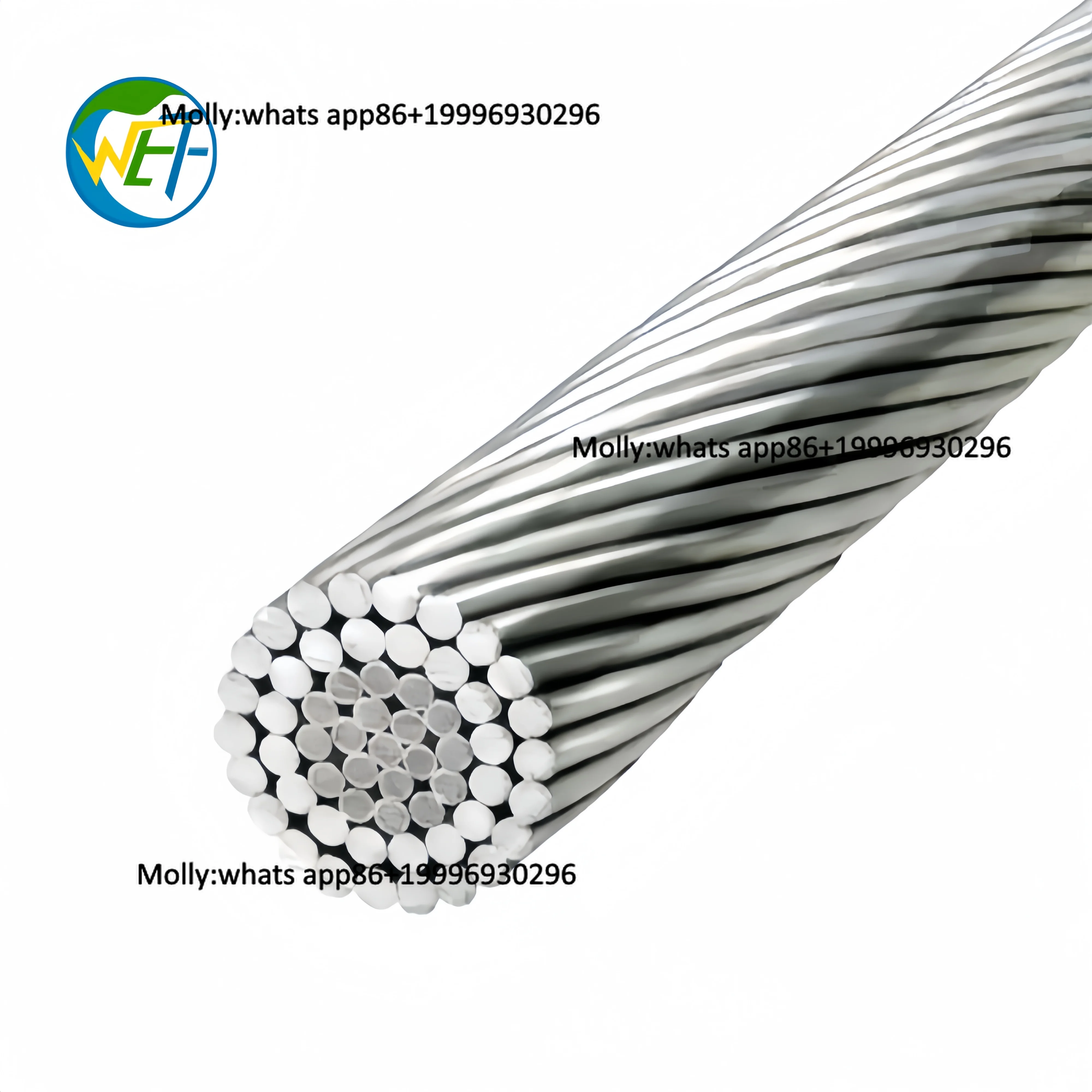 ACSR AAC AAAC AWG BS ASTM Standard Aluminum Alloy Conductor High Low Voltage Power Transmission Line Conductor  Manufacturer