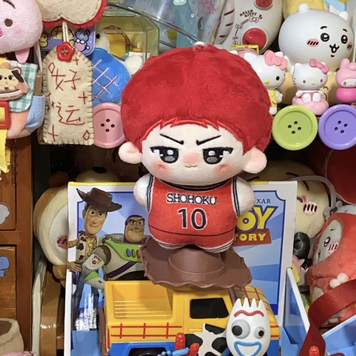 10 Cm Anime Sakuragi Hanamichi Rukawa Kaede Cosplay COSTUME peluche poupée dessin animé vêtements habiller coton poupées enfants en peluche jouet