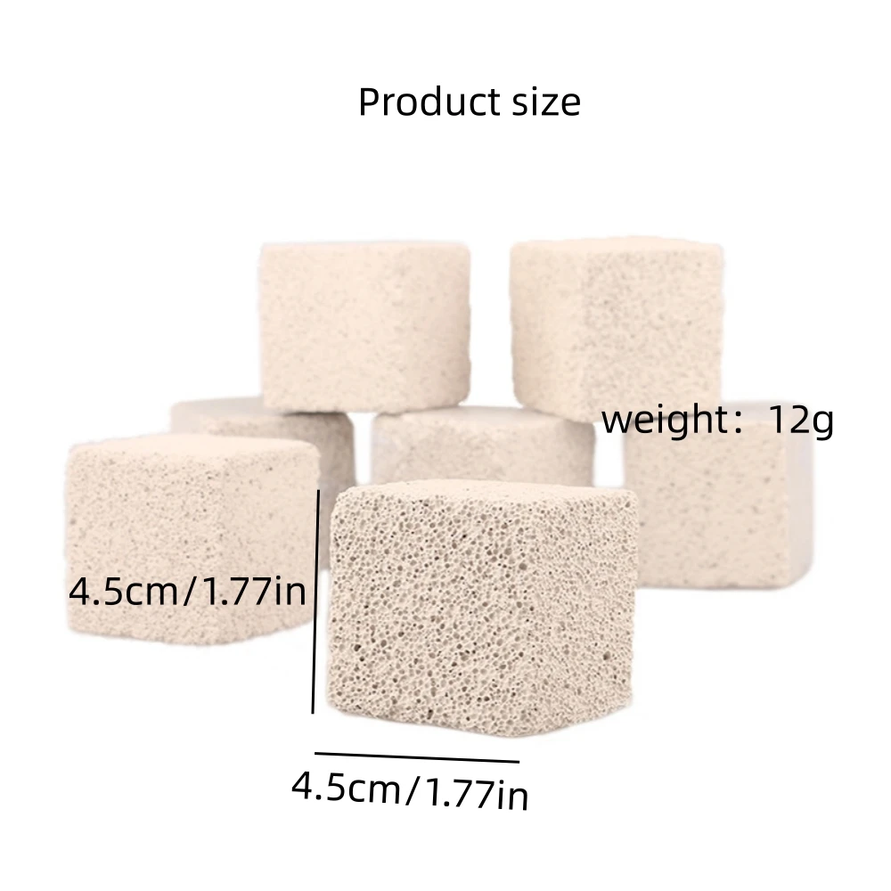 2PCS  4.5cm Pet Molars Hamster Rabbit Guinea Pig Molars Volcanic Rock Mineral Stone Rodent Small Pet Supplies Rabbit