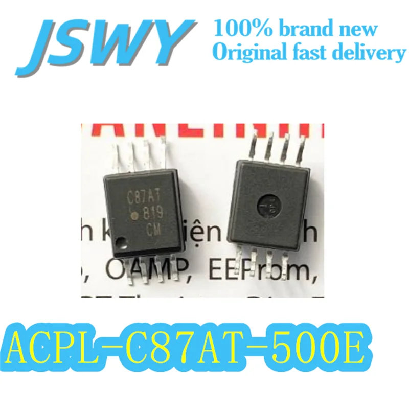

(5/50 pieces) ACPL-C87AT-500E Silk-print C87AT Original Optocoupler Isolation Amplifier SOP-8 Package Electronics Quick Shipping