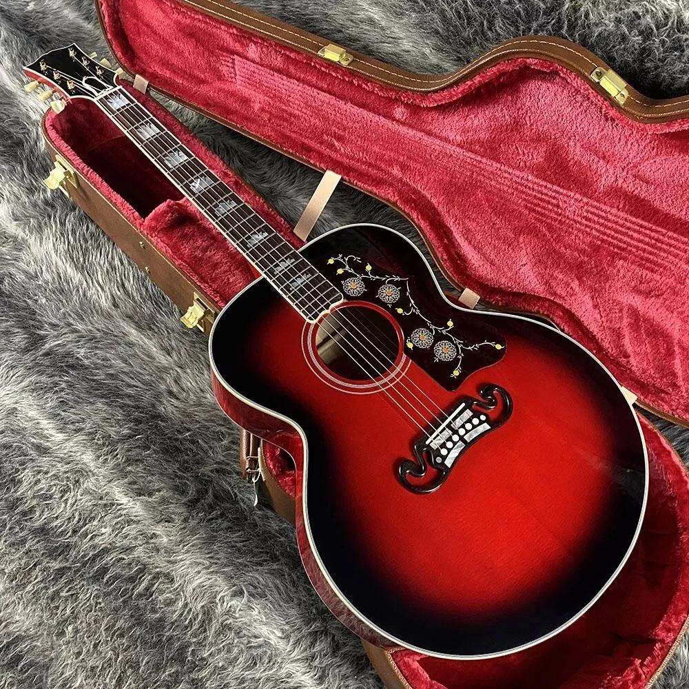 Акустическая гитара SJ 200 Red Burst 2024