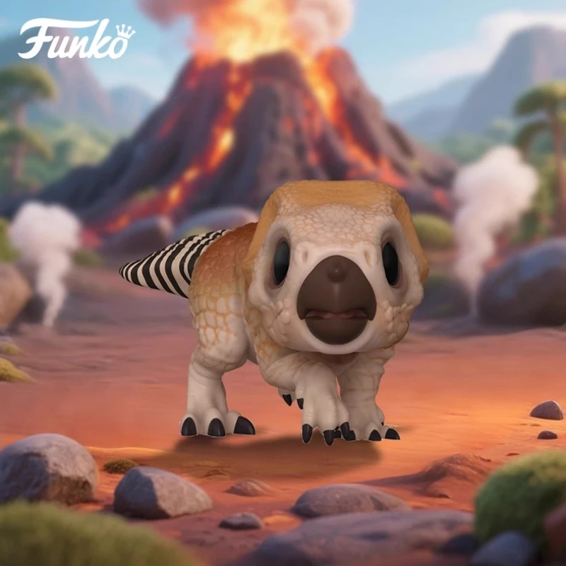 

Подлинное издание FUNKO POP Мир Юрского периода: Фильм Трицератопс, украшение для рабочего стола, модель, игрушки, Коллекционная модель