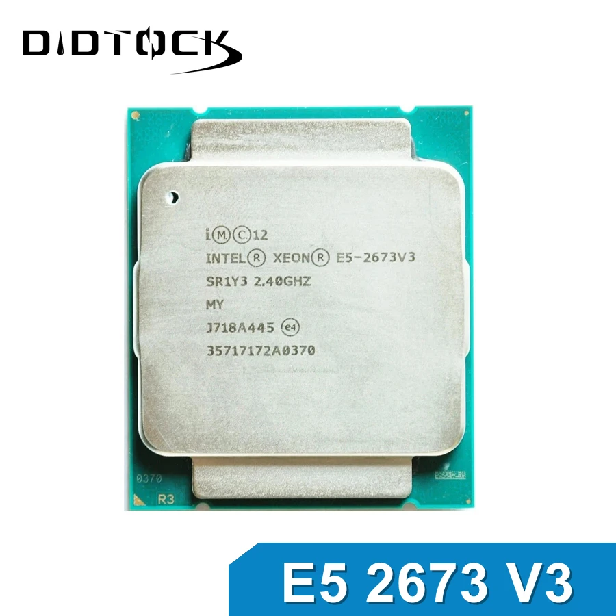 

Intel Xeon E5 2673 V3 Processor 2.4GHz 12-Cores 30M LGA 2011-3 2673V3 Server CPU