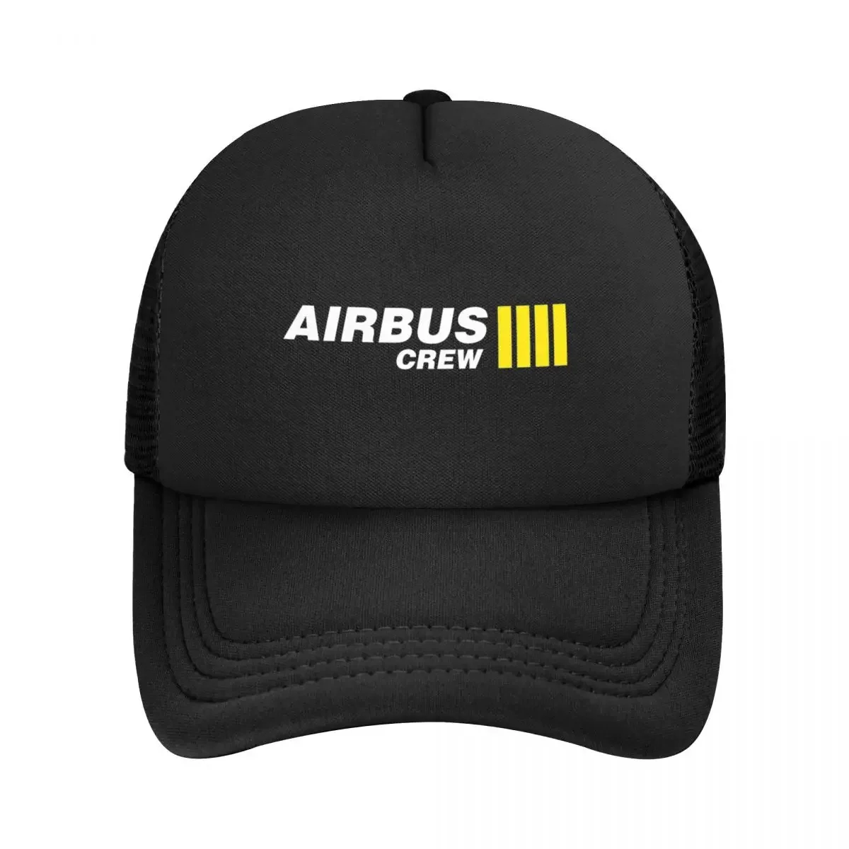 Airbus Crew Trucker Hats Unisex Retro Aviation Airplane Airport Dad Hat Sun Hats Sports Cap Adjustable Mesh Baseball Cap Autumn