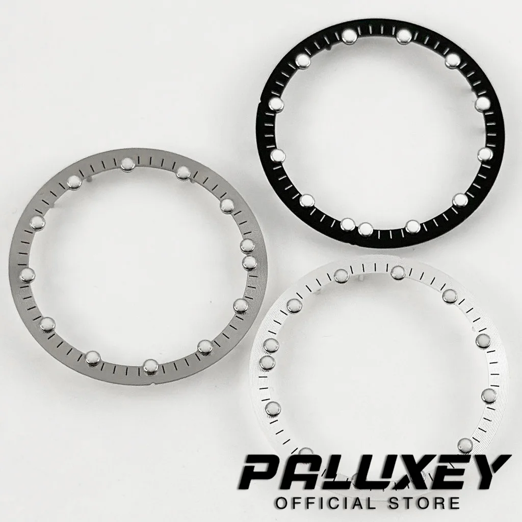 29 ミリメートル時計ダイヤル 29 ミリメートル * 24.5 ミリメートルサークルプレート NH34 NH35 NH70 NH72 スケルトンムーブメント中空ダイヤルリング C3 発光時計アクセサリー