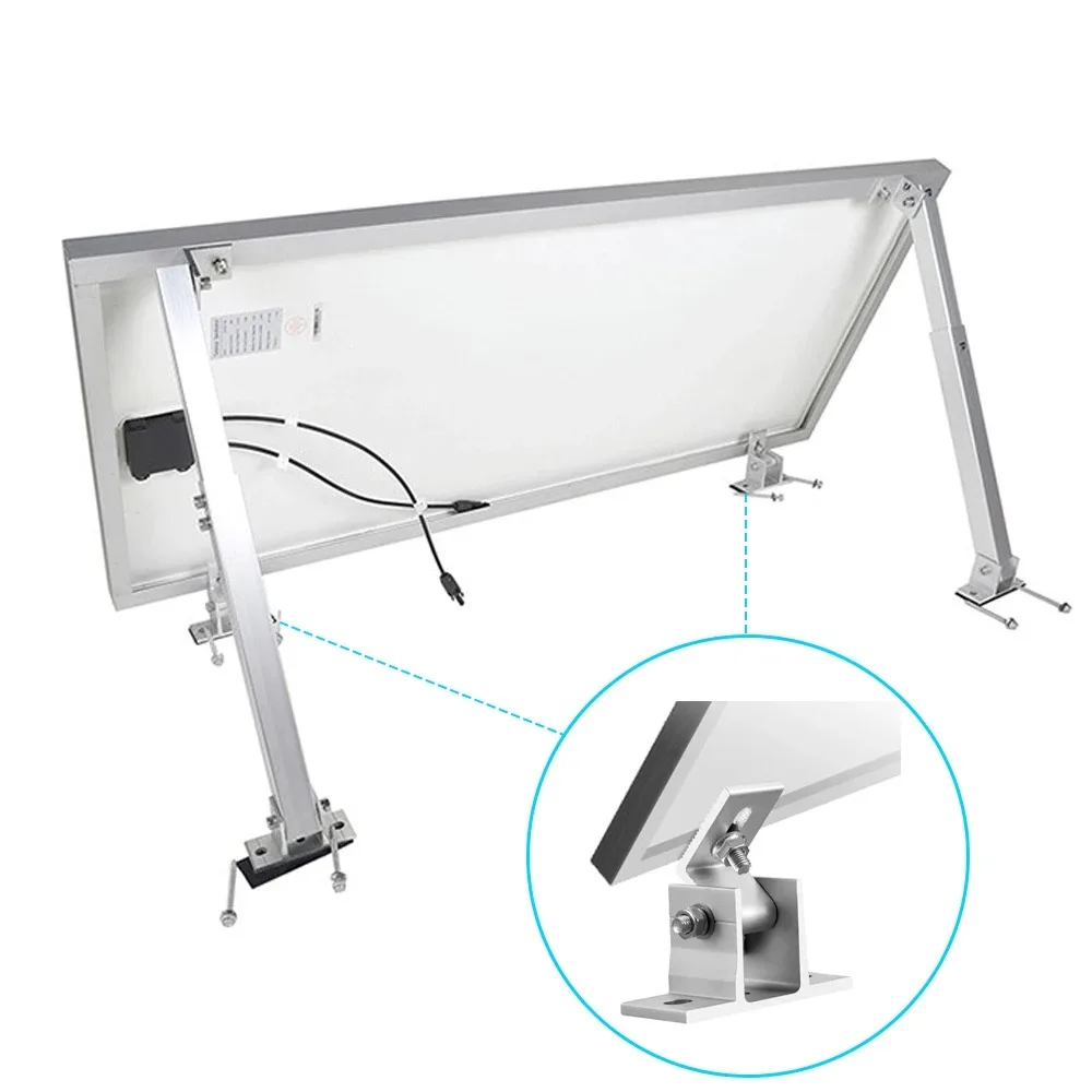 Gaiaray Solar Panel Mounting Bracket Adjustable Angle Aluminum