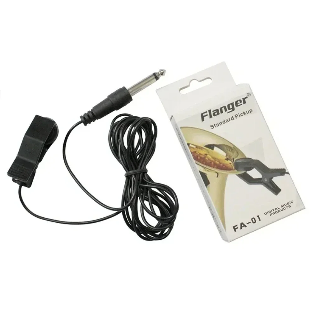 Flanger Pickup Microphone FA-01 Professional Clip On Microphone Pickup Guitar Accessory For Banjo Violin Mandolin Ukulele