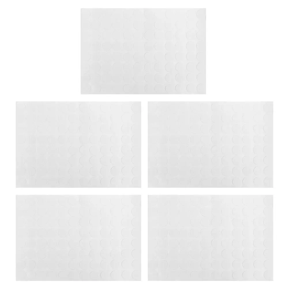 

Furniture Screw Hole Stickers 5 Sheets Self-Adhesive Cover Decals Easy Application Waterproof Anti-Wear Decorative Patches