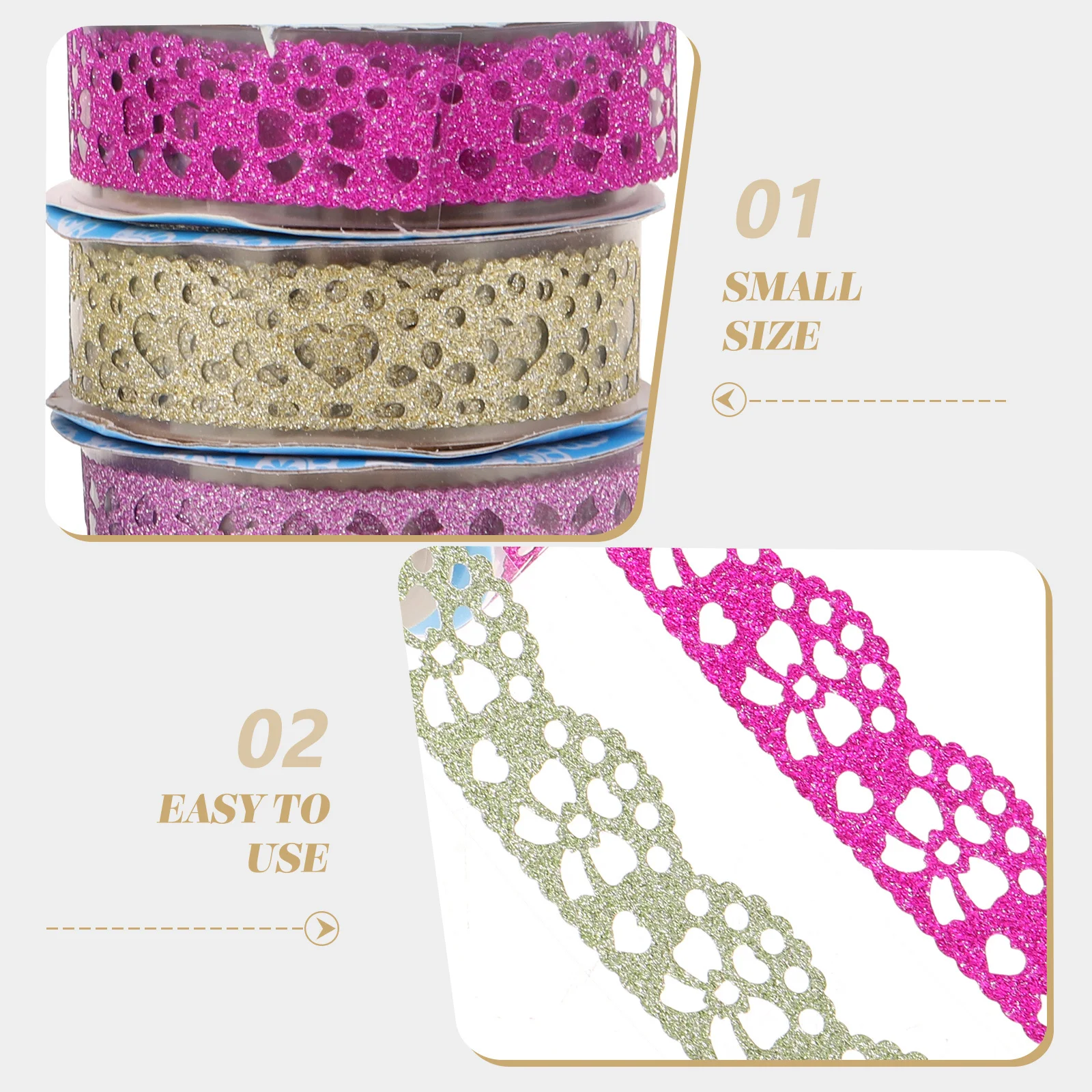 7 لفات شريط دانتيل لتقوم بها بنفسك ديكور ذاتي اللصق ملصق دانتيل لألبوم الصور هدية التفاف سجل القصاصات الحرفية اشي لامع الشريط