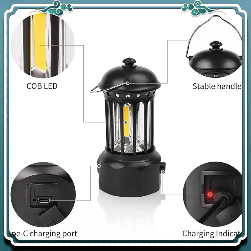 

Reliable Camping Lantern,COB Rechargeable Battery Lantern,Flashlight For Hurricane, Emergency, Hiking, Outdoor Camping