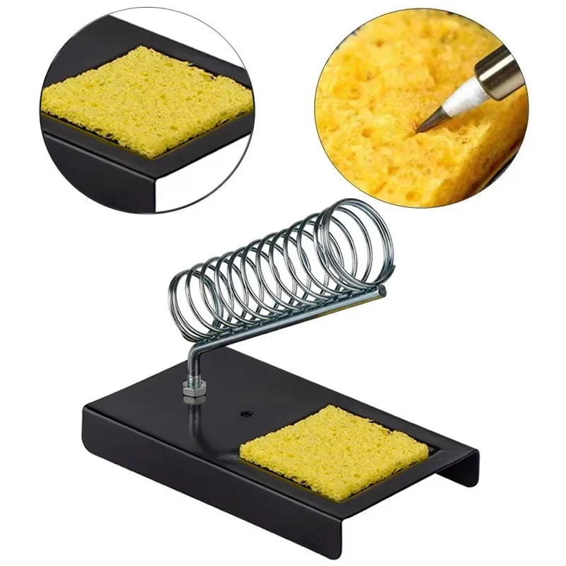 

Подставка для электрического паяльника с губчатыми чистящими подушечками, универсальный термостойкий держатель для паяльника