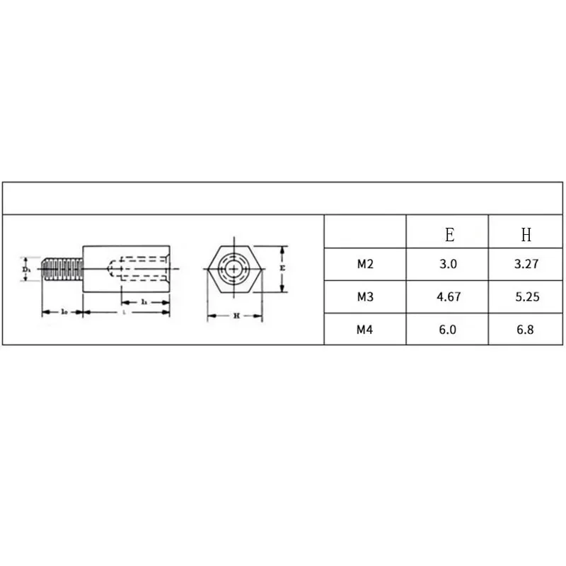 M3 + 6mm  Male-Female 304 Stainless Steel Hex Column Standoff Support Spacer Screws Nut Pillar Stud