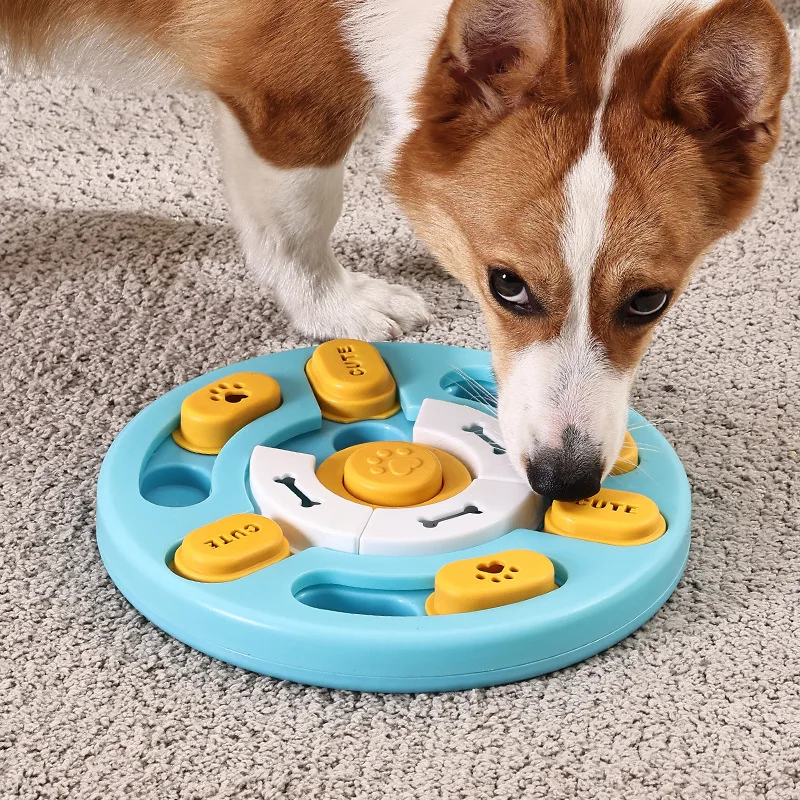 

Dog Puzzle Toys Interactive Sniffing Slow Feeder Pet Training Games Intelligence Toy Slowly Eating Food Dispenser for Cat Puppy