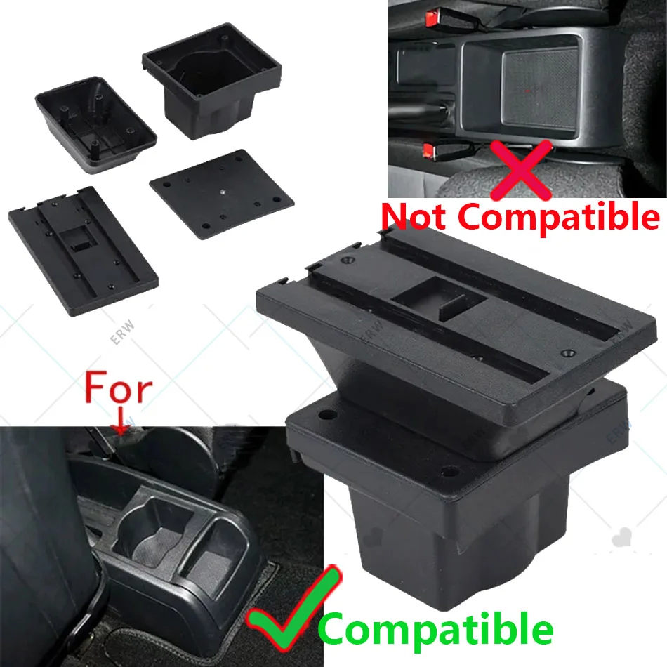 For Skoda Octavia Armrest box For Skoda Yeti Mk2 A5 Car Armrest Storage box Car accessories Interior Parts Simple installation