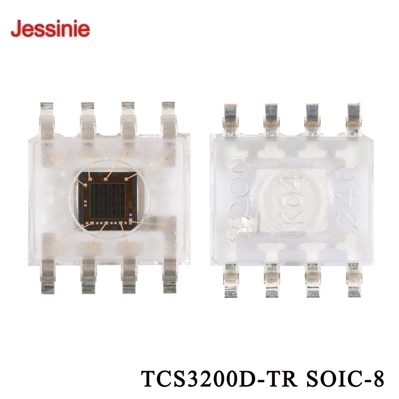 TCS3200D-TR SOIC-8 Programmable Color Light-to-Frequency Converter Ambient Light Sensor Chip